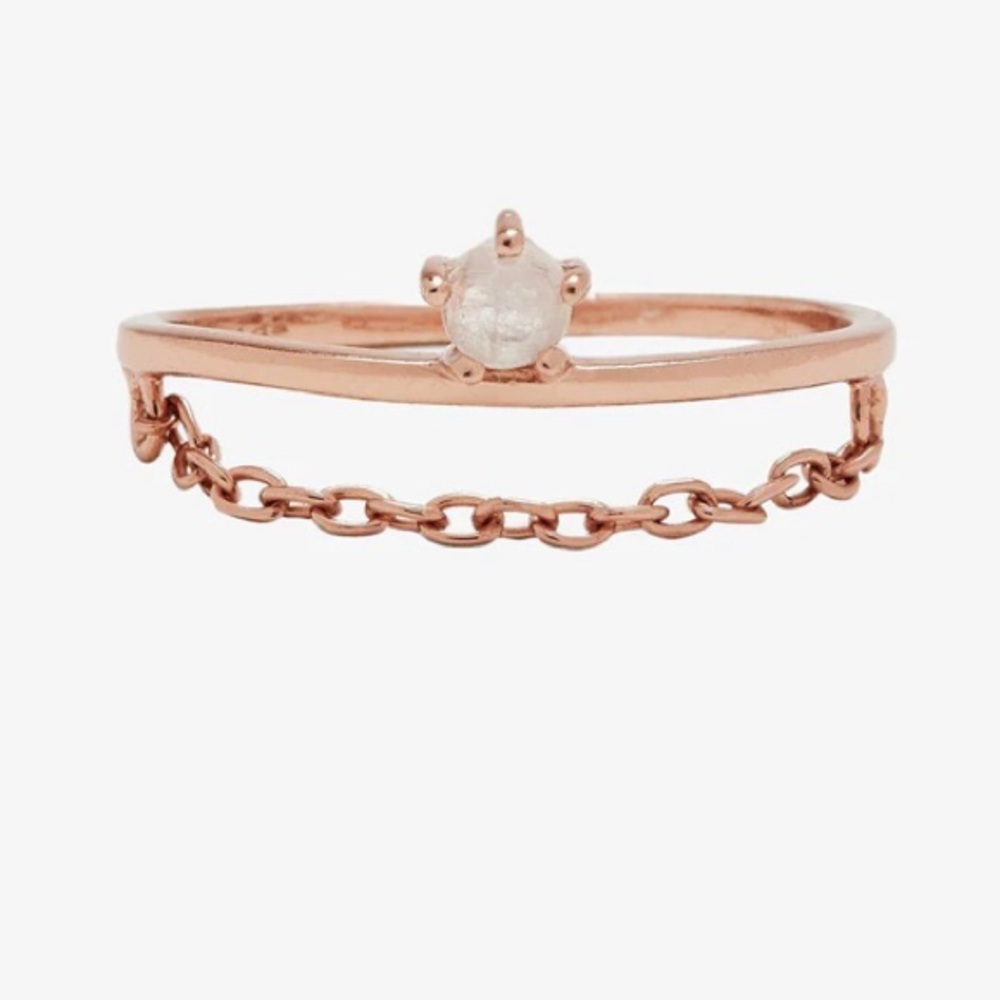 🎩 Pura Vida - Delicate Chain Ring - Picture 7 of 7